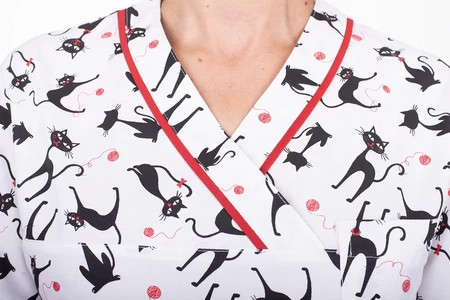 zdravotnické haleny s potiskem