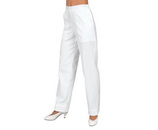 Bílé zdravotnické kalhoty