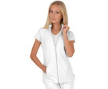 Bílé zdravotnické vesty